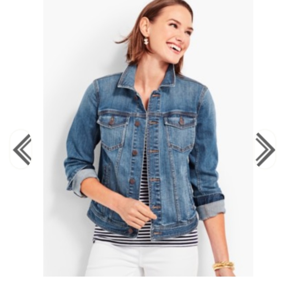Talbots classic denim jacket